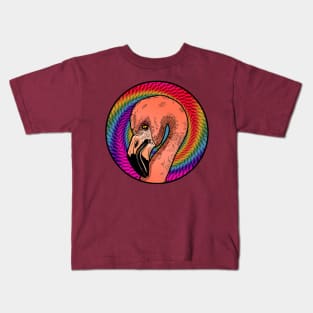 Anteater Flamingo Kids T-Shirt